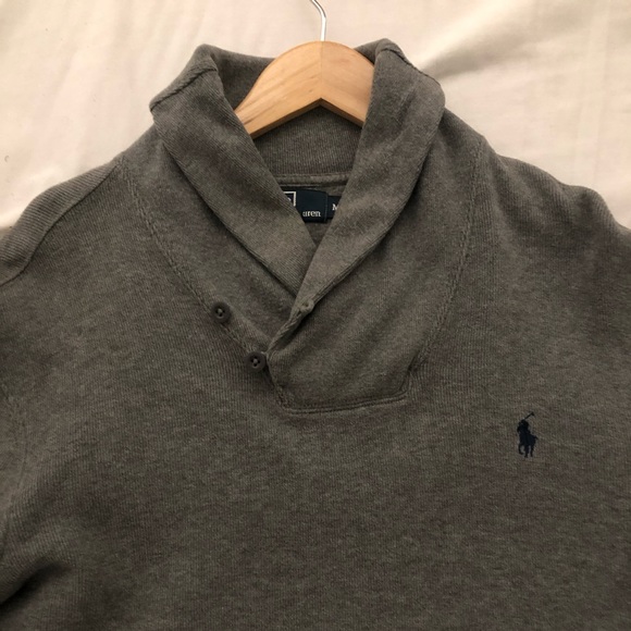 Ralph Lauren Grey Turtleneck Men Polo sweater - Picture 9 of 9